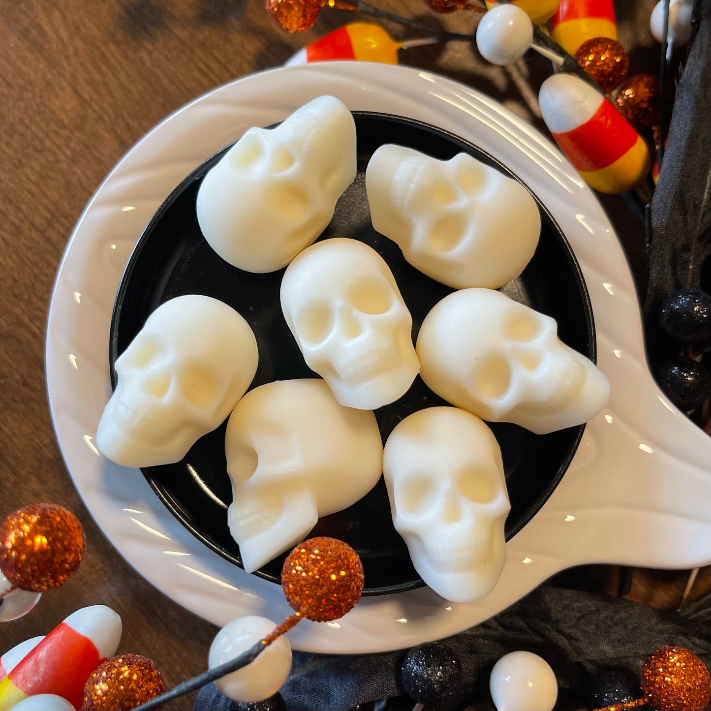 Skull Jar Candle