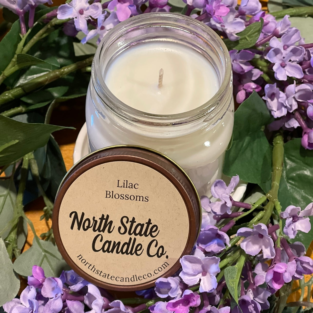 Lilac Blossoms Soy Candle
